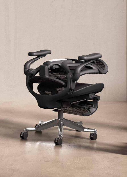 Reiko Apex ergonomic chair back view showing full mesh backrest
