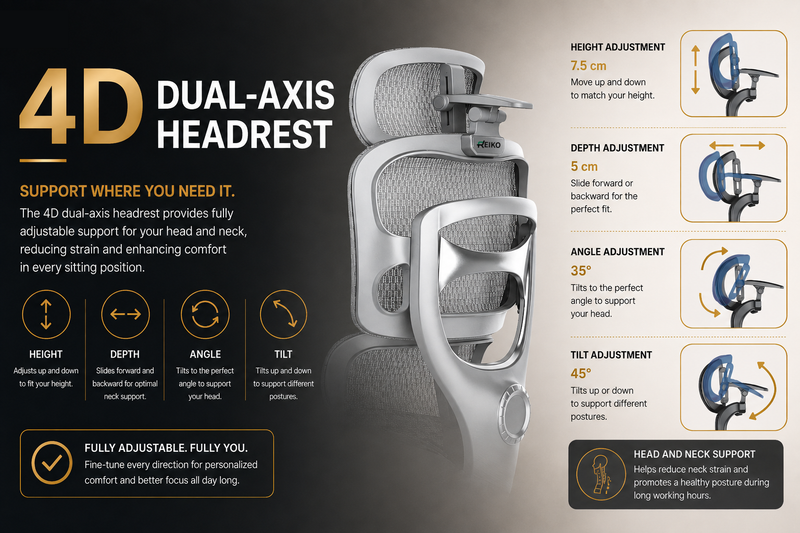 Reiko Aurelia Ergonomic Chair specifications
