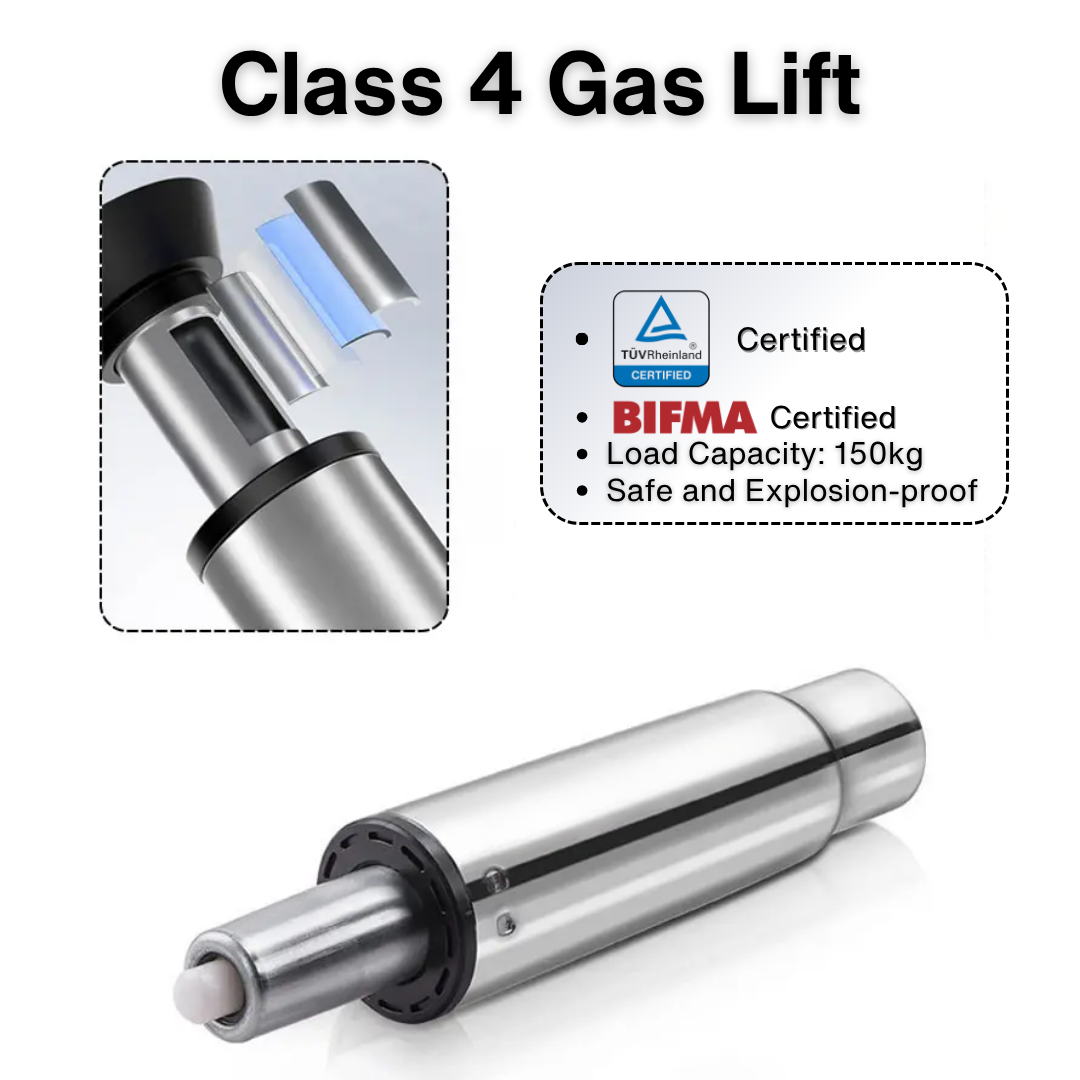 Reiko Lumos with Pedal Ergonomic Chair Full Mesh Office Chair, Adjustable Lumbar Chair, Gaming Chair - 5 Years Warranty