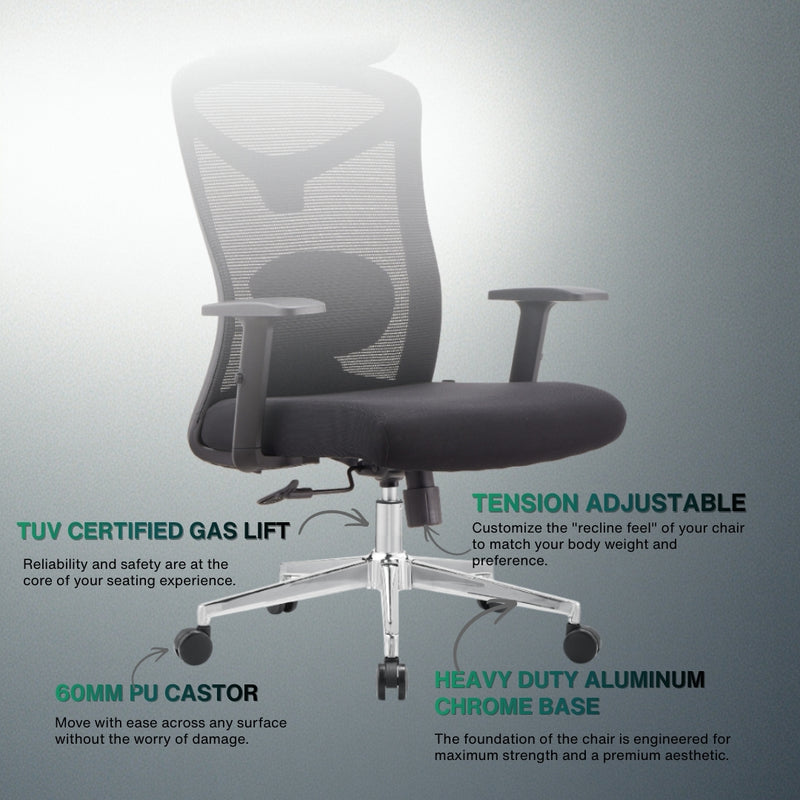 Reiko Elite 人体工学椅 specifications