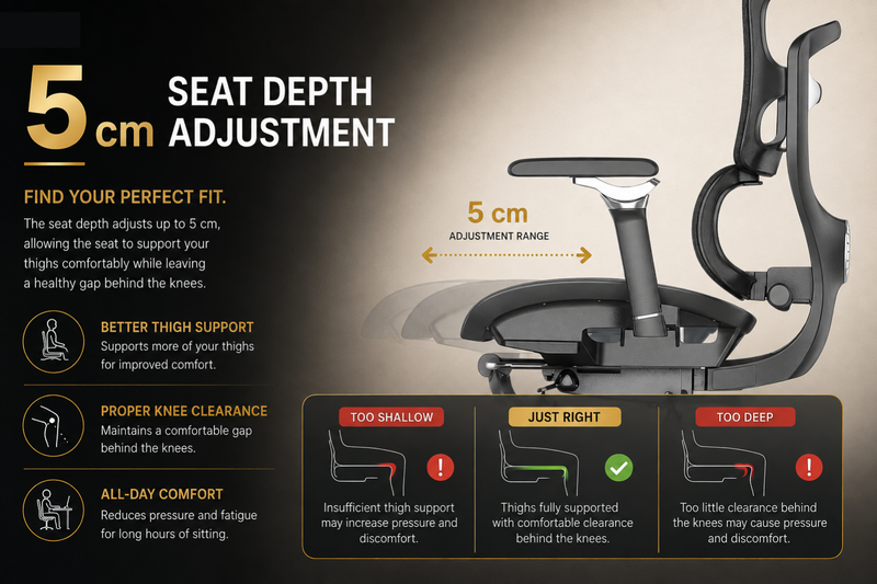 Reiko Aurelia Ergonomic Chair specifications