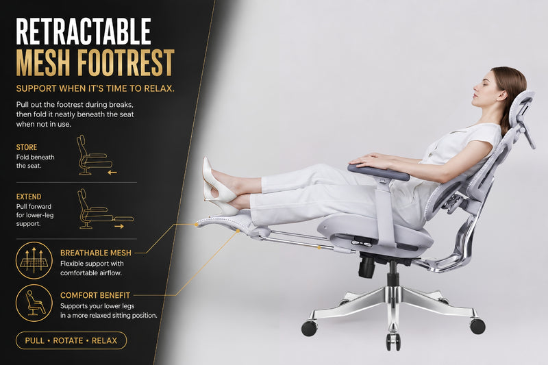 Reiko Ergolux Ergonomic Chair specifications