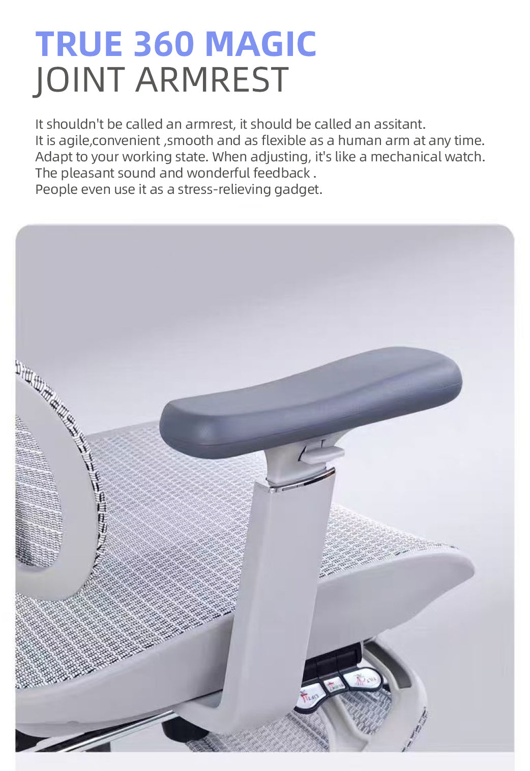 Reiko Ergolux with Pedal Ergonomic Chair Full Mesh 5 Years Warranty Office Chair, Adjustable Lumbar Chair, Gaming Chair