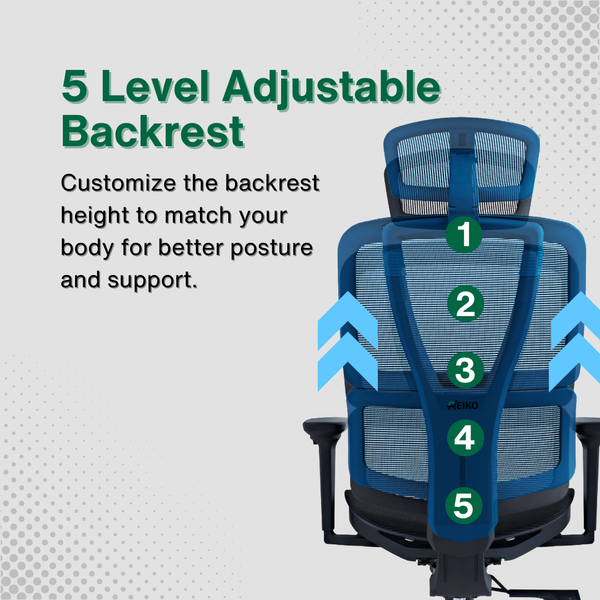 Reiko Vertex Ergonomic Chair specifications