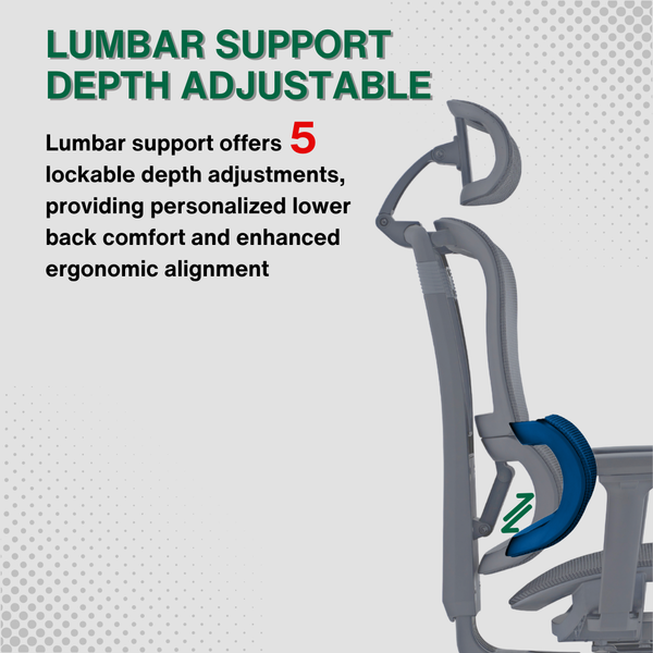 Reiko Vertex Ergonomic Chair specifications